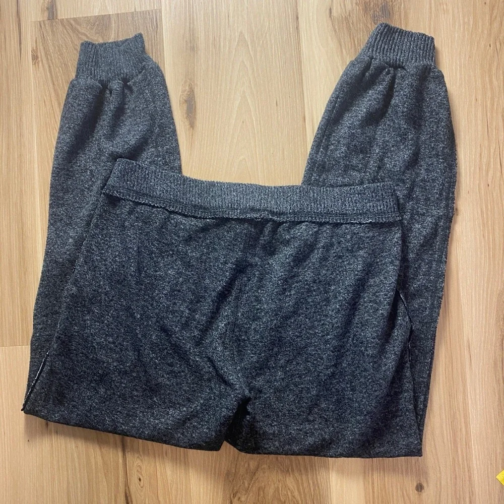 Saturday Sunday Anthropologie Jogger‎ Pants Charcoal Gray Knit Sweatpants Small